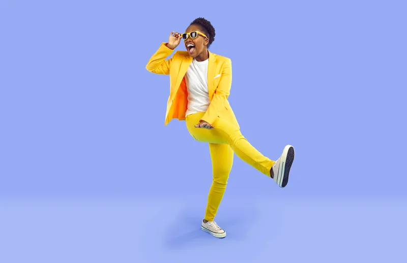 a woman wearing corporate clothing from Ignition Marketing