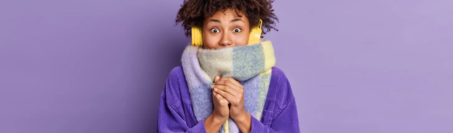 a lady wearing a winter jacket from Ignition Marketing desktop hero image